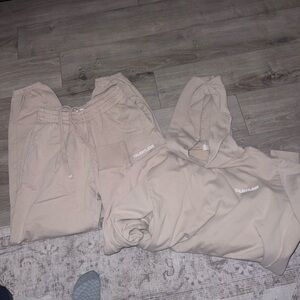 Talentless Beige Hoodie and Joggers Set